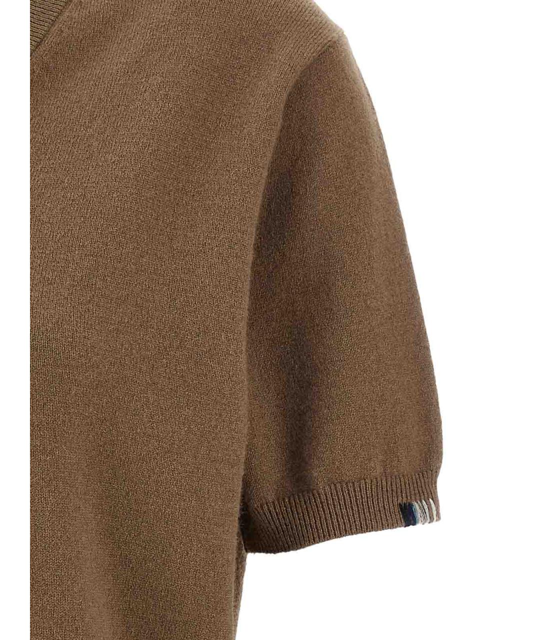 EXTREME CASHMERE Коричневый кашемировый джемпер / свитер, фото 4