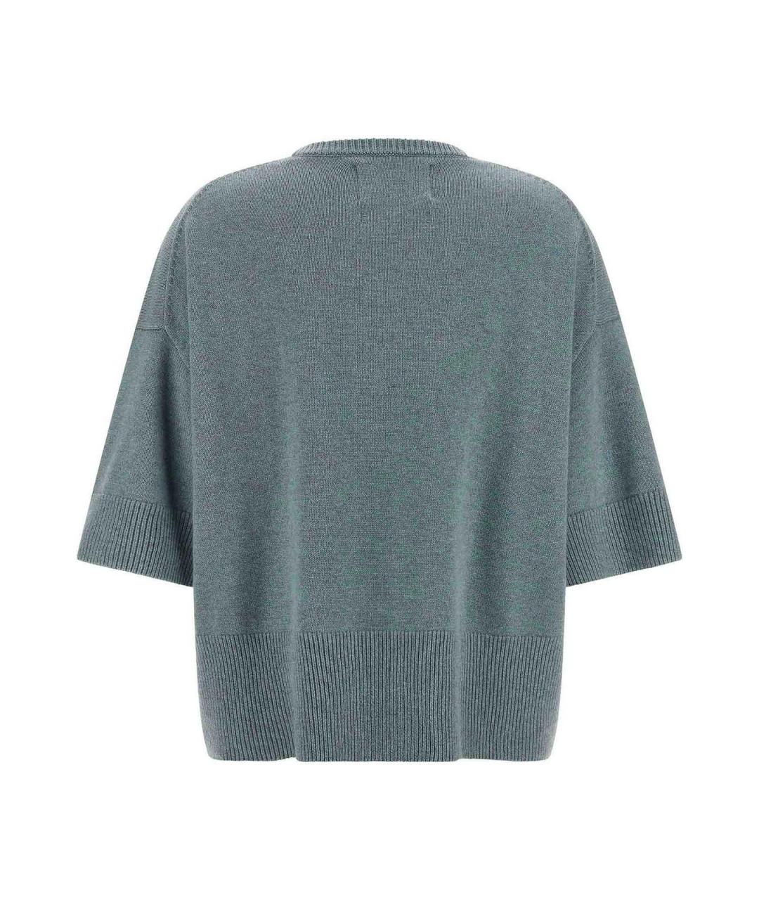 EXTREME CASHMERE Зеленый кашемировый джемпер / свитер, фото 2