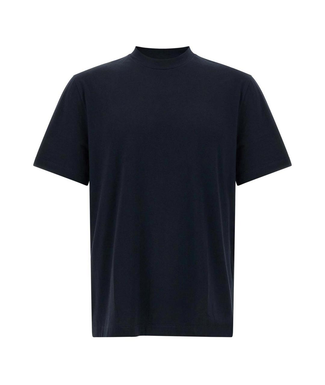 BRIONI Синяя хлопковая футболка, фото 1