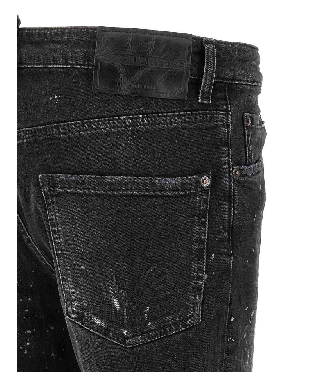 DSQUARED2 Хлопко-эластановые джинсы скинни, фото 4