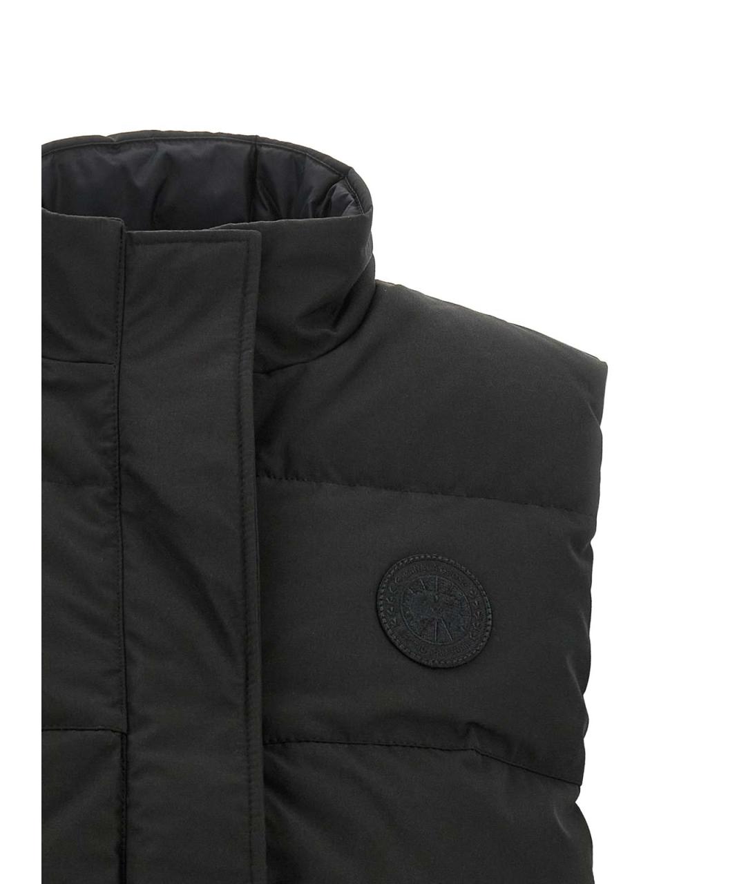 CANADA GOOSE Черная синтетическая жилетка, фото 3