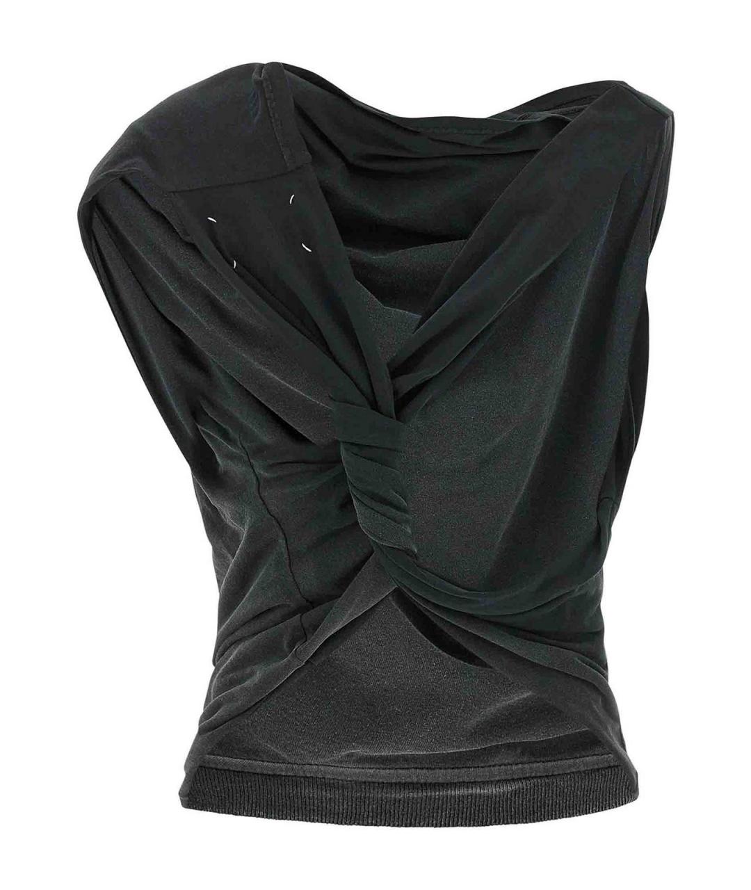 MAISON MARGIELA Серая хлопковая футболка, фото 2
