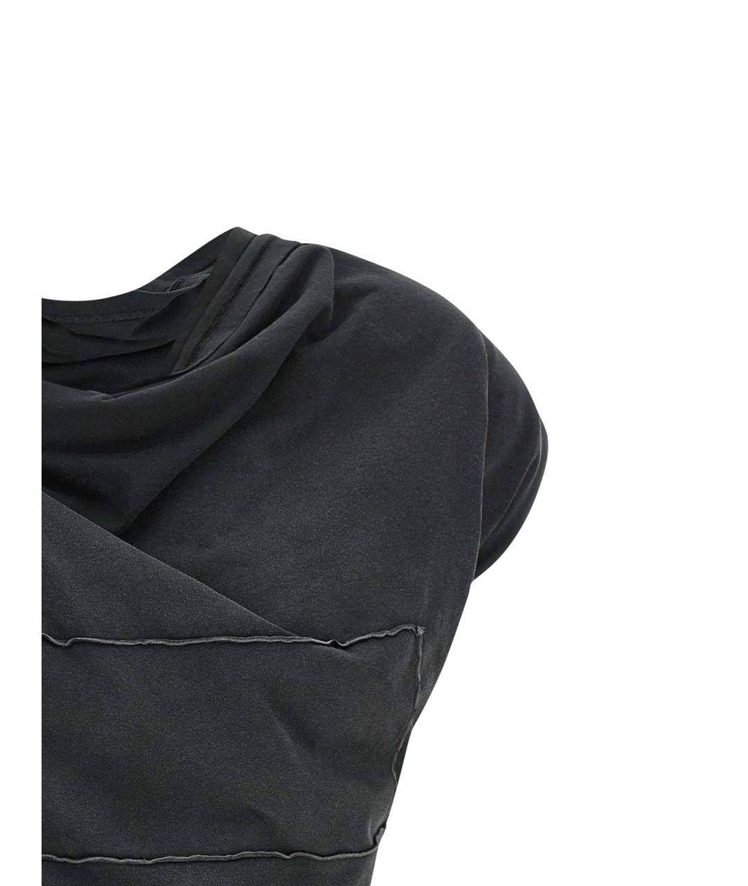 MAISON MARGIELA Серая хлопковая футболка, фото 3