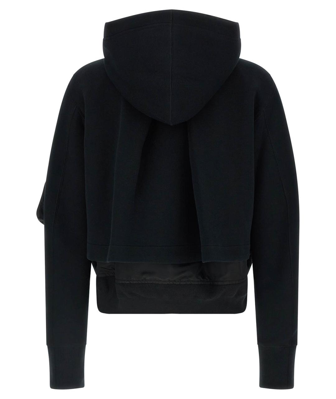 SACAI Черная хлопковая куртка, фото 3