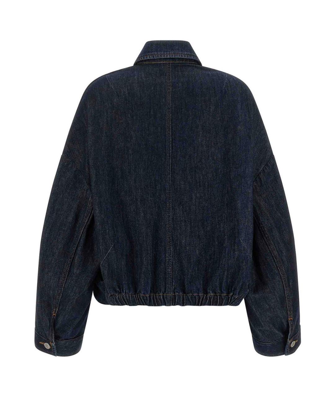 DRIES VAN NOTEN Синяя деним куртка, фото 2