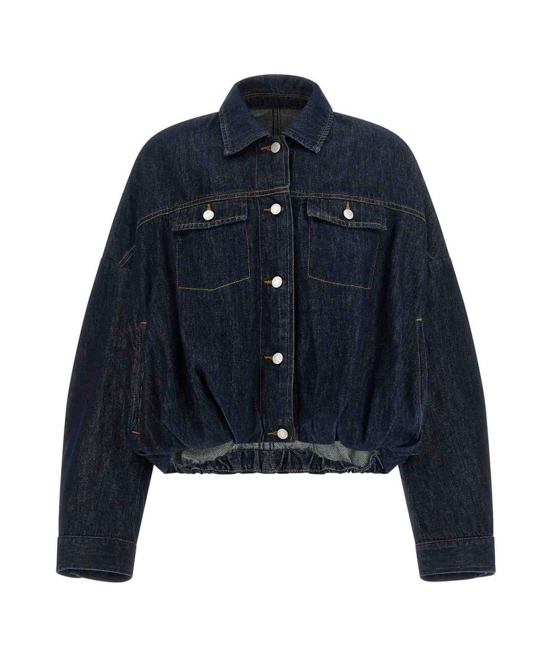 DRIES VAN NOTEN Синяя деним куртка, фото 1