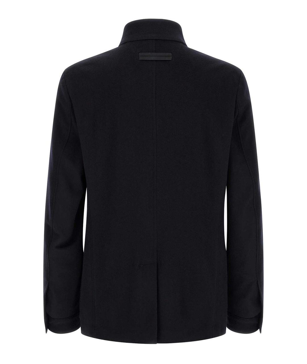 ZEGNA Темно-синяя кашемировая куртка, фото 2