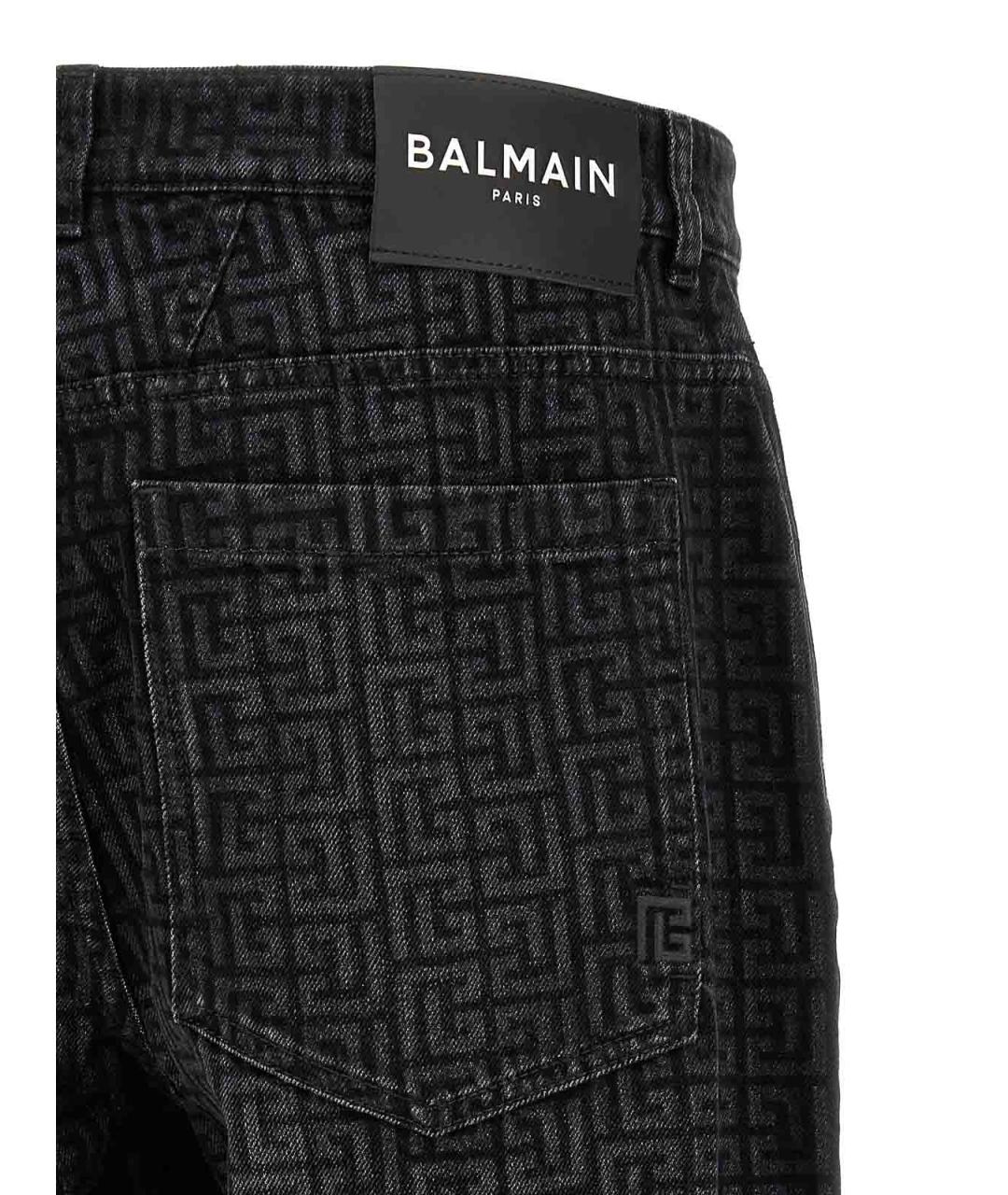 BALMAIN Хлопковые прямые джинсы, фото 4
