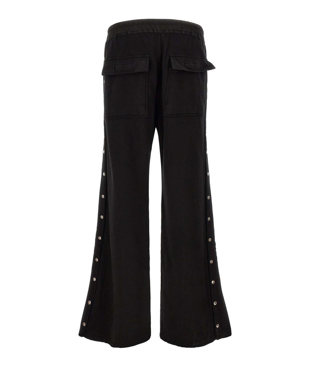 RICK OWENS DRKSHDW Черные хлопковые повседневные брюки, фото 2