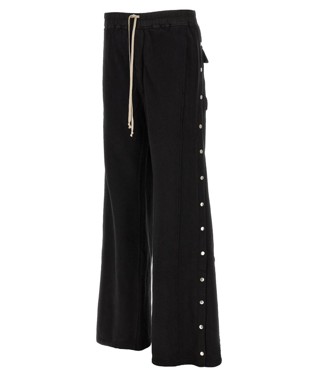 RICK OWENS DRKSHDW Черные хлопковые повседневные брюки, фото 3