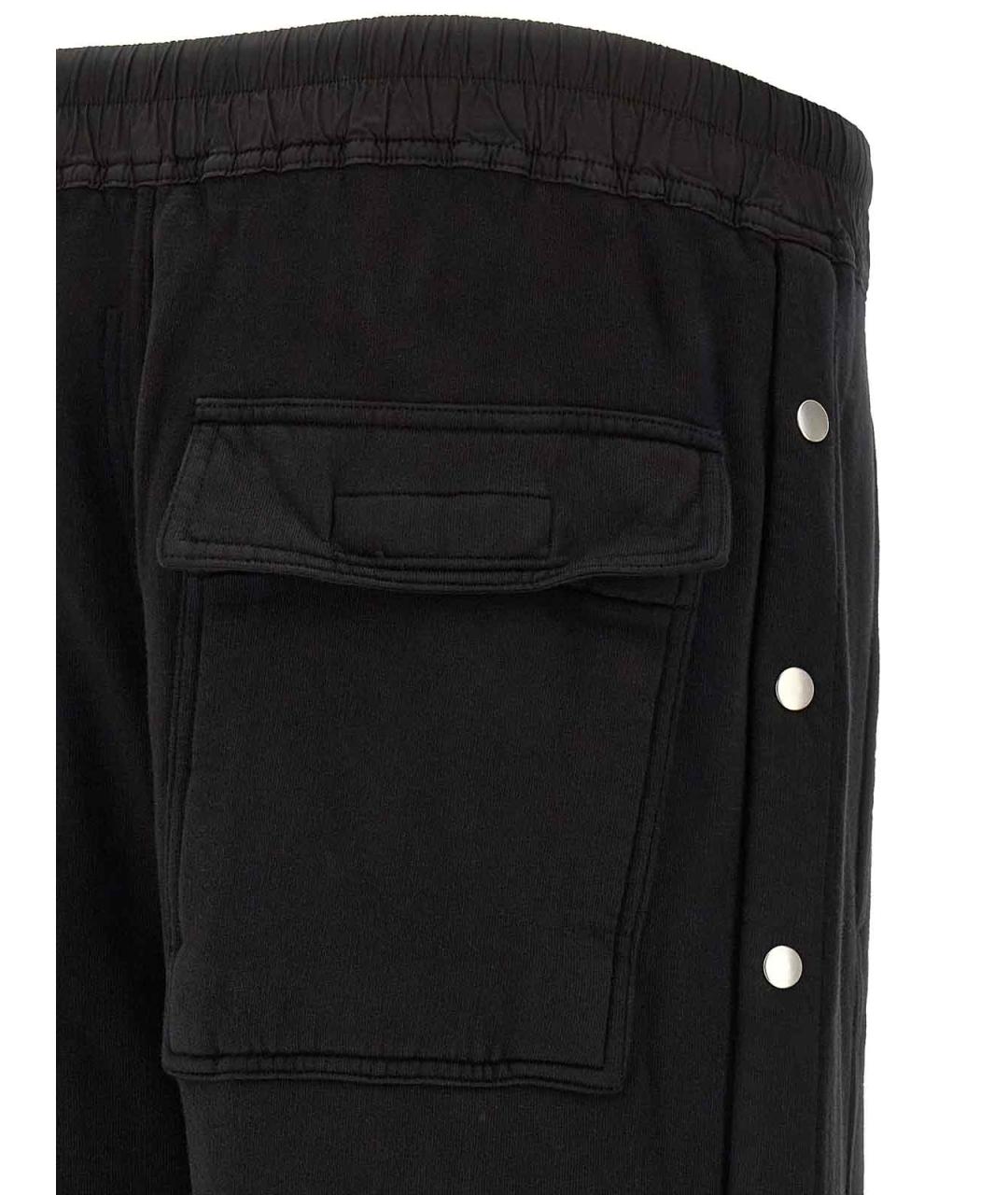 RICK OWENS DRKSHDW Черные хлопковые повседневные брюки, фото 5