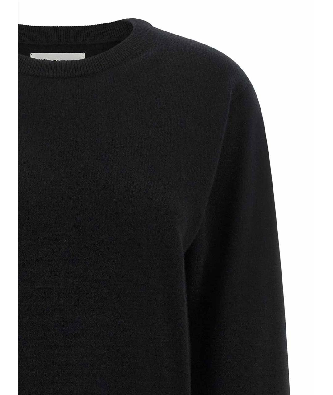 EXTREME CASHMERE Черный кашемировый джемпер / свитер, фото 3
