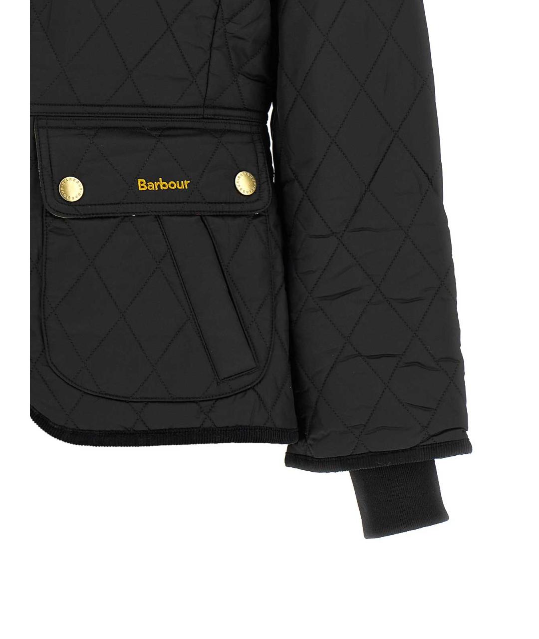 BARBOUR Черная полиамидовая куртка, фото 4