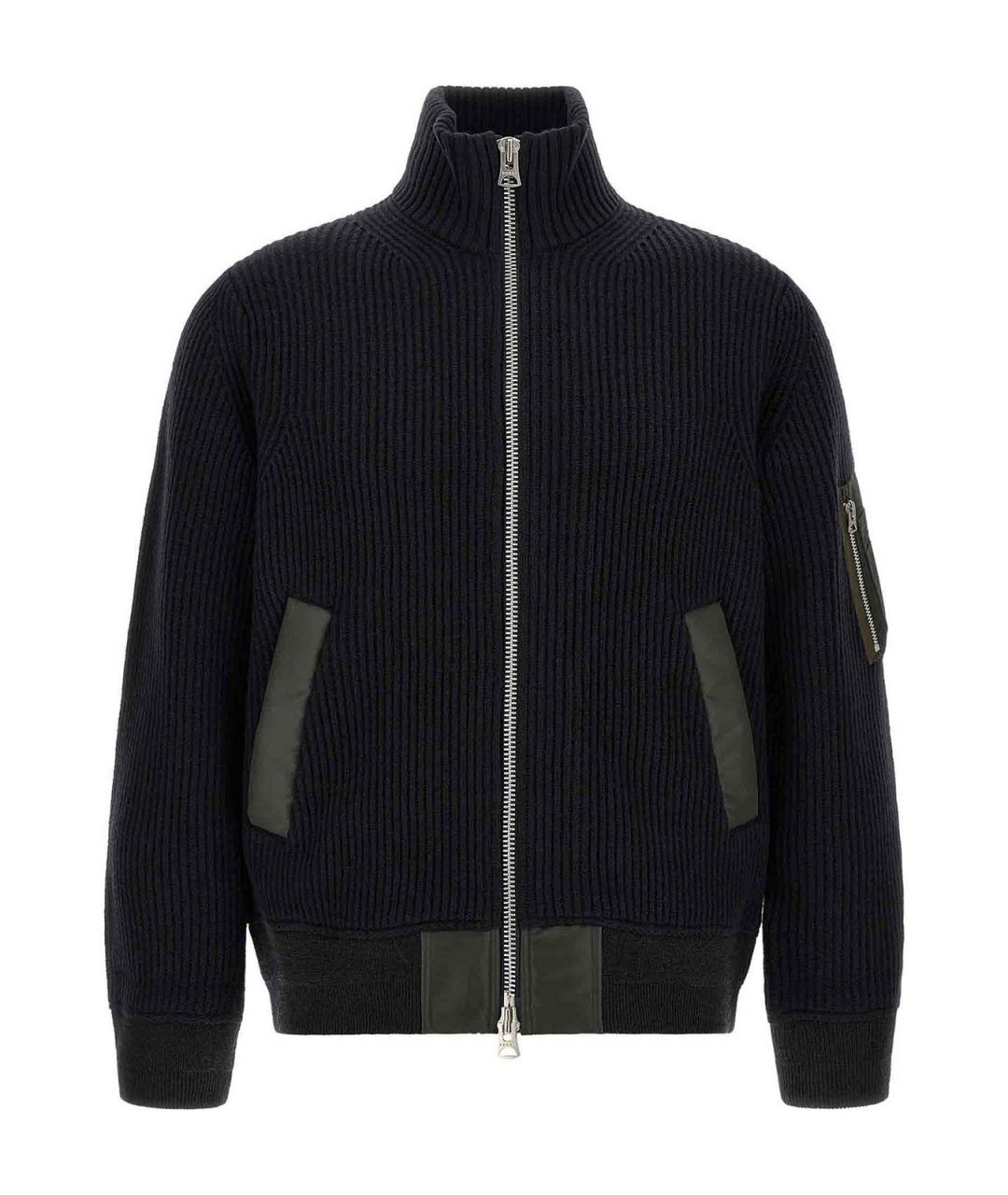 SACAI Синяя шерстяная куртка, фото 1