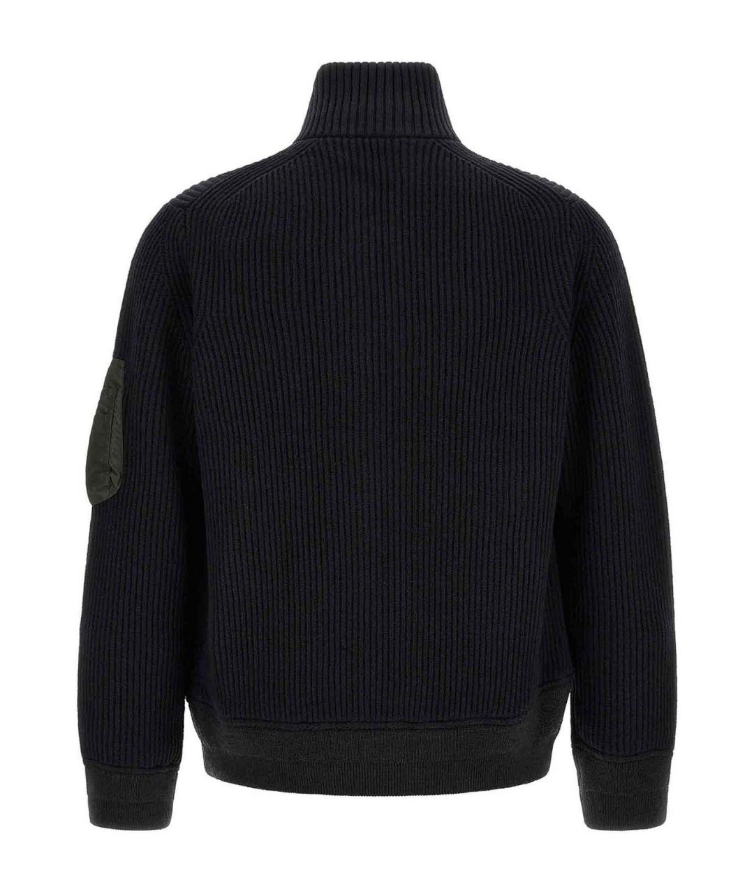 SACAI Синяя шерстяная куртка, фото 2