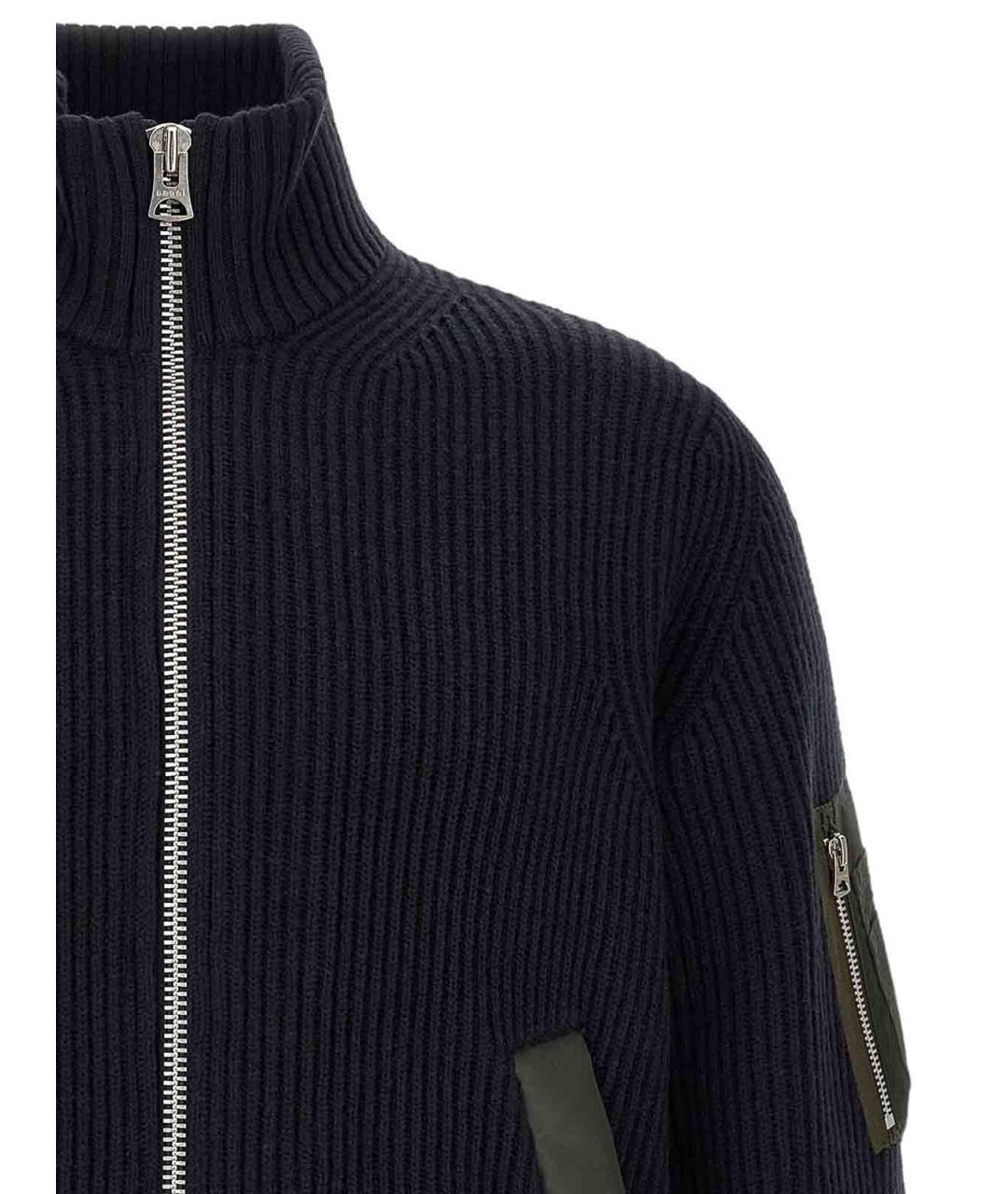 SACAI Синяя шерстяная куртка, фото 3
