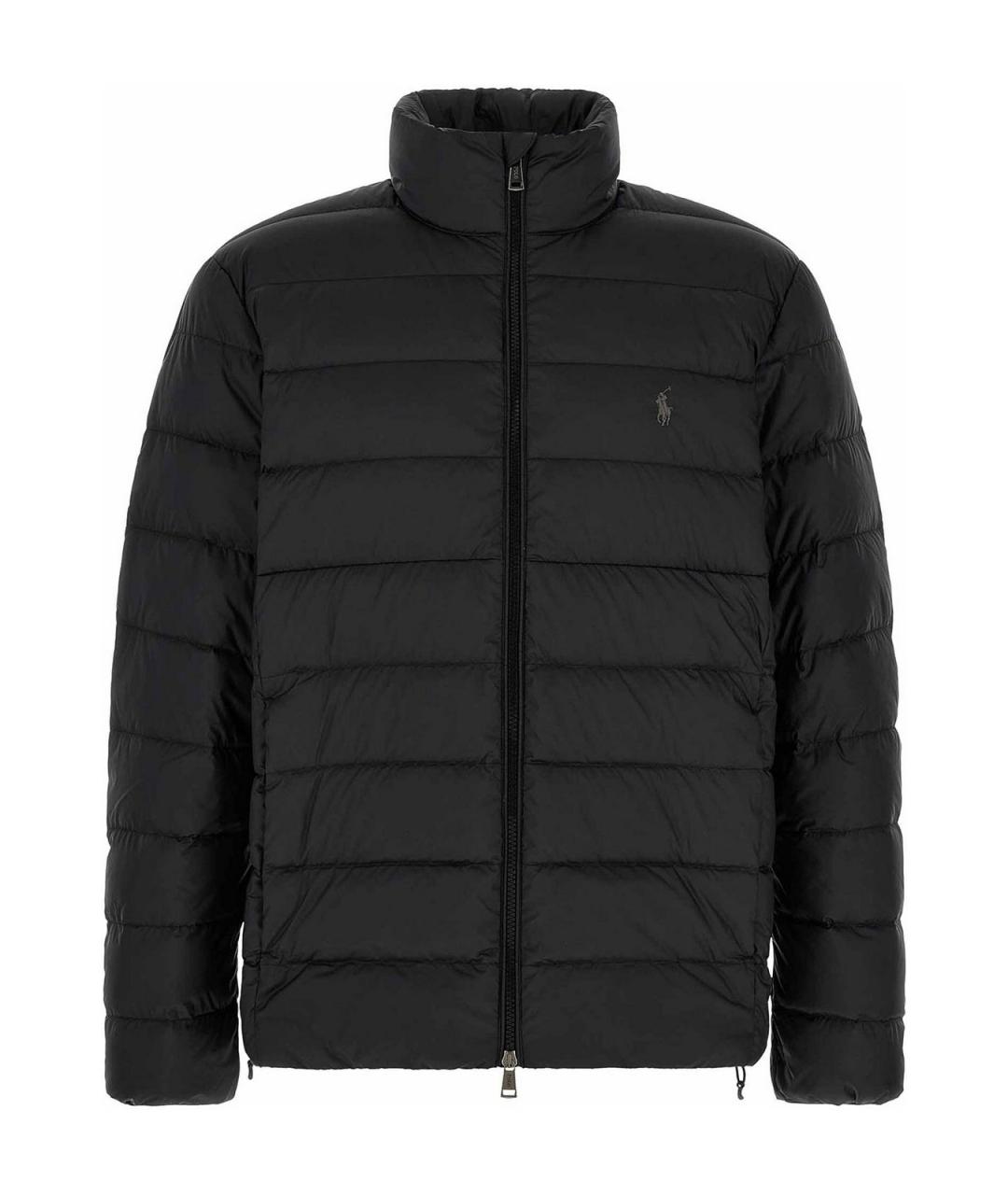POLO RALPH LAUREN Черный нейлоновый пуховик, фото 1