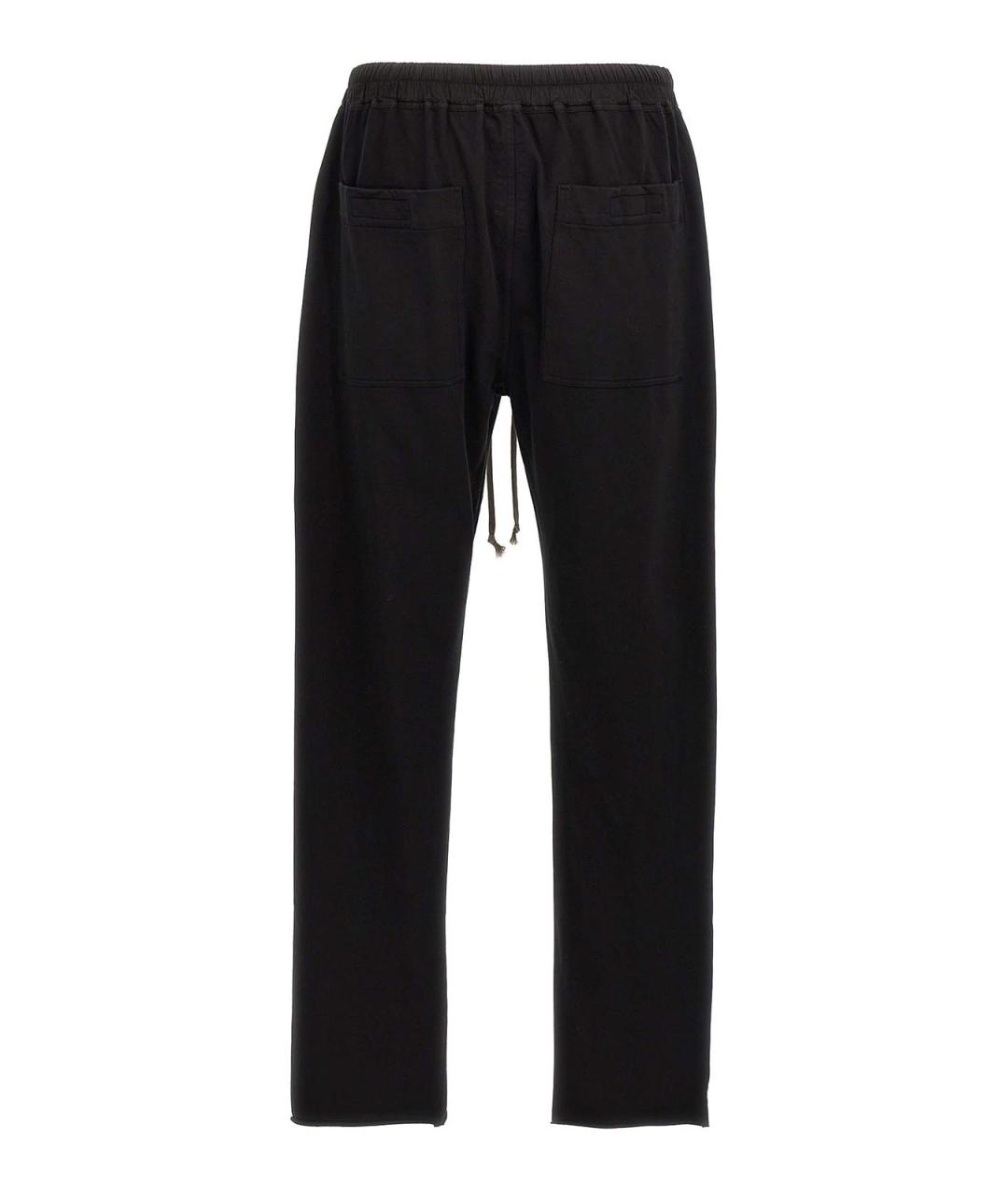 RICK OWENS DRKSHDW Черные хлопковые повседневные брюки, фото 2