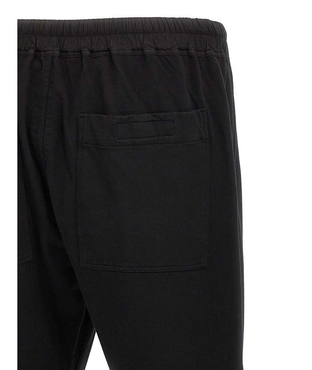 RICK OWENS DRKSHDW Черные хлопковые повседневные брюки, фото 4