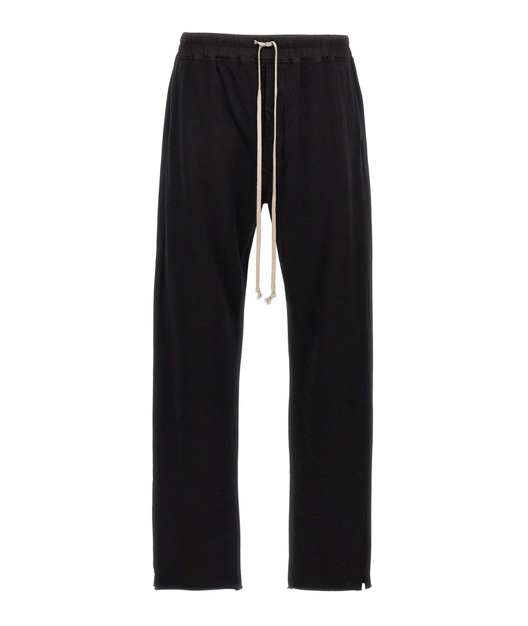 RICK OWENS DRKSHDW Черные хлопковые повседневные брюки, фото 1