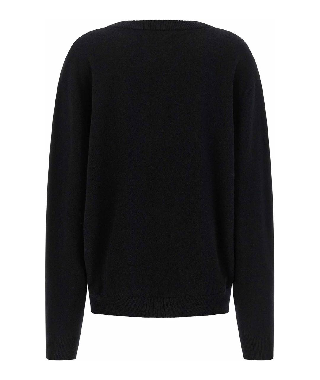 EXTREME CASHMERE Черный кашемировый джемпер / свитер, фото 2