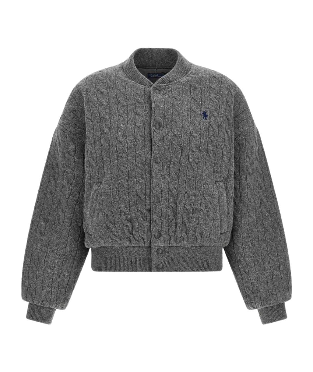 POLO RALPH LAUREN Серая шерстяная куртка, фото 1