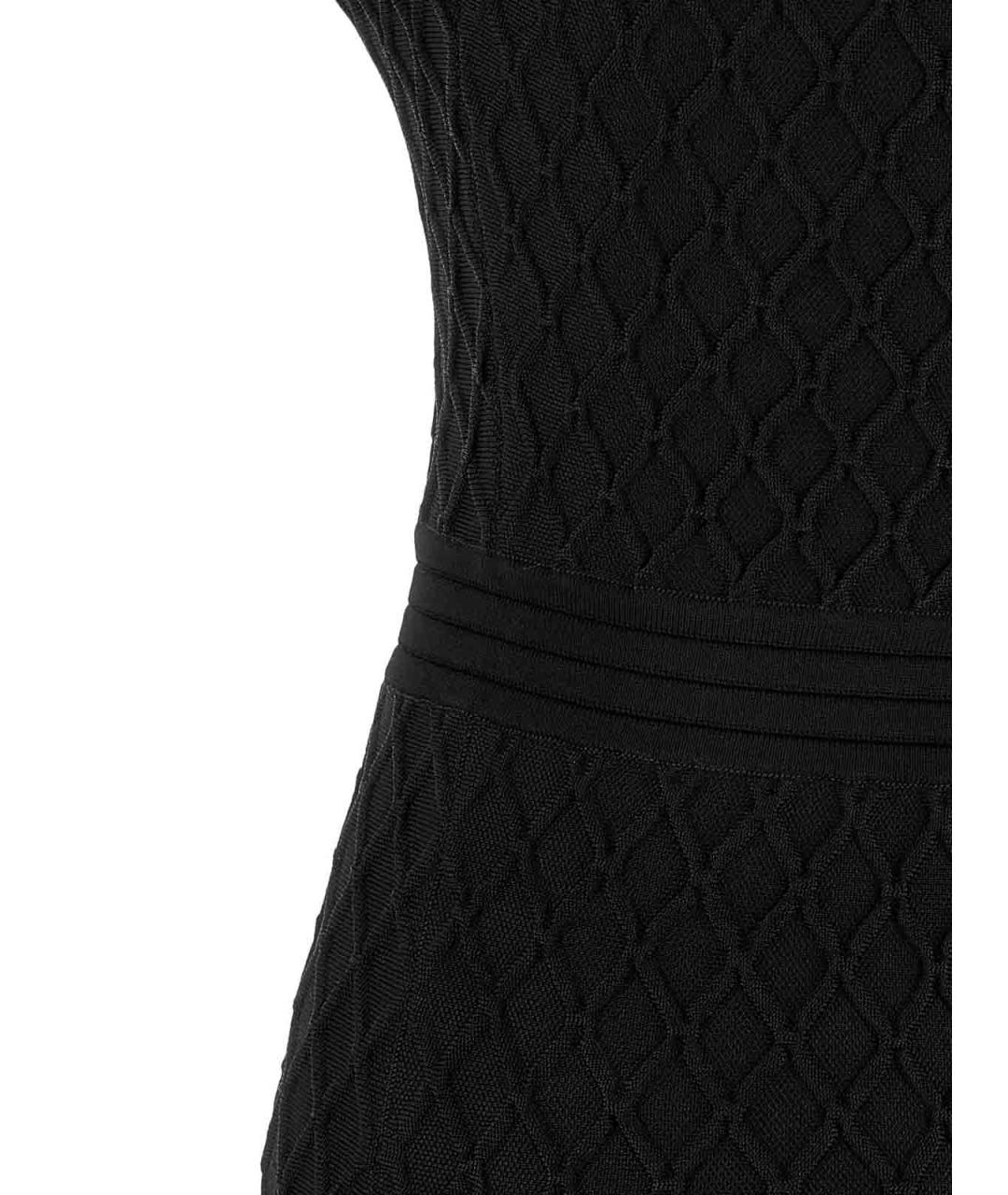 BALMAIN Черное вискозное повседневное платье, фото 4