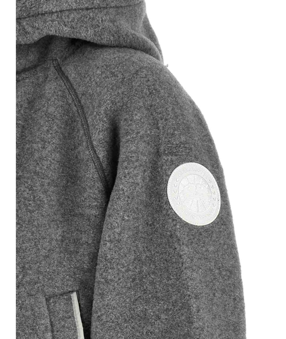 CANADA GOOSE Серая шерстяная куртка, фото 4