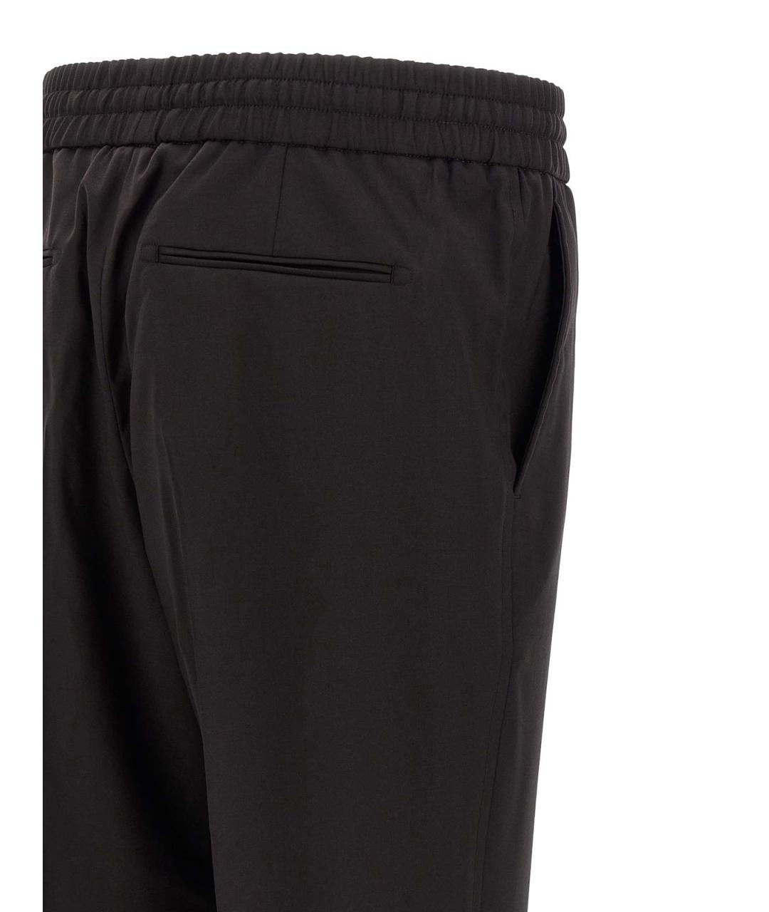 BRIONI Коричневые шерстяные повседневные брюки, фото 4
