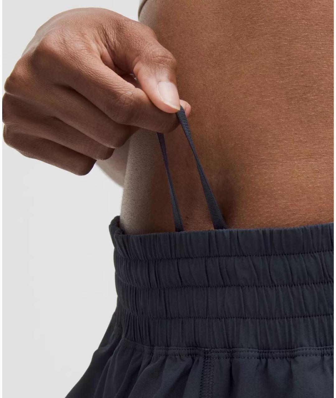 Lululemon Темно-синие полиэстеровые спортивные брюки и шорты, фото 4