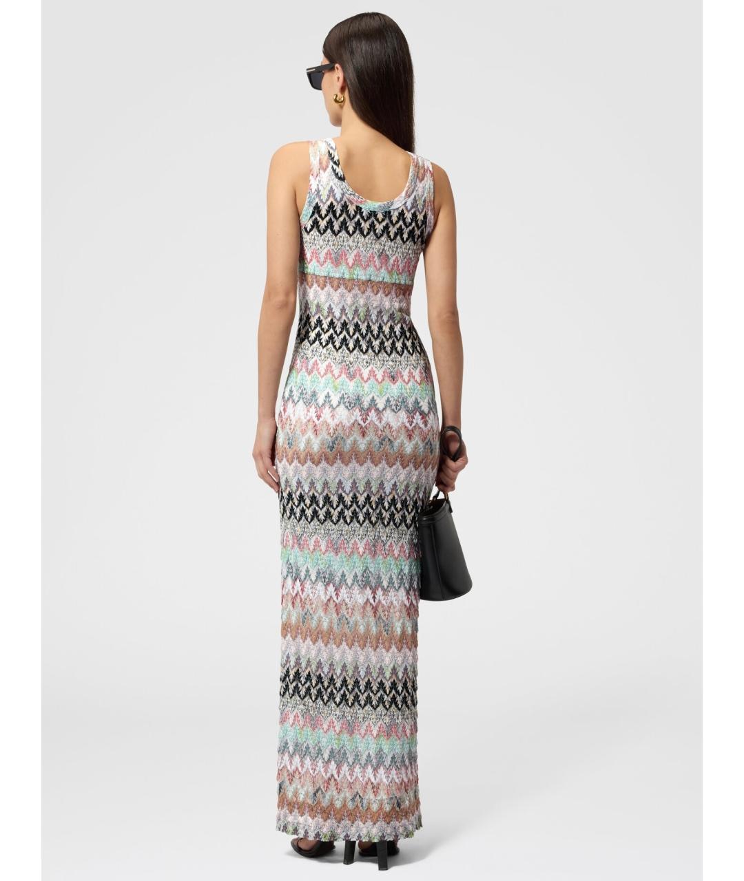 MISSONI Мульти вискозное коктейльное платье, фото 7