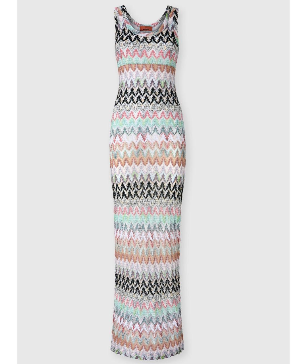 MISSONI Мульти вискозное коктейльное платье, фото 9