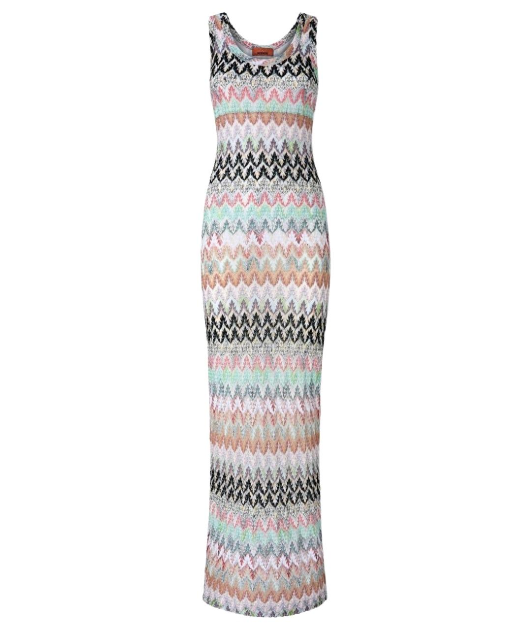 MISSONI Мульти вискозное коктейльное платье, фото 1