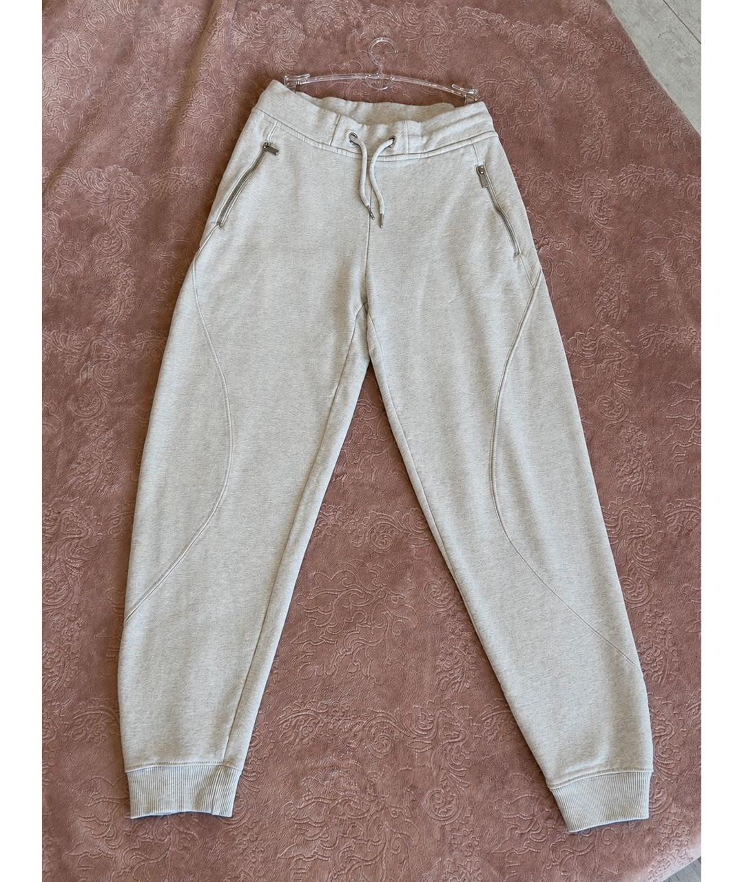 CALVIN KLEIN Серые хлопковые спортивные брюки и шорты, фото 5