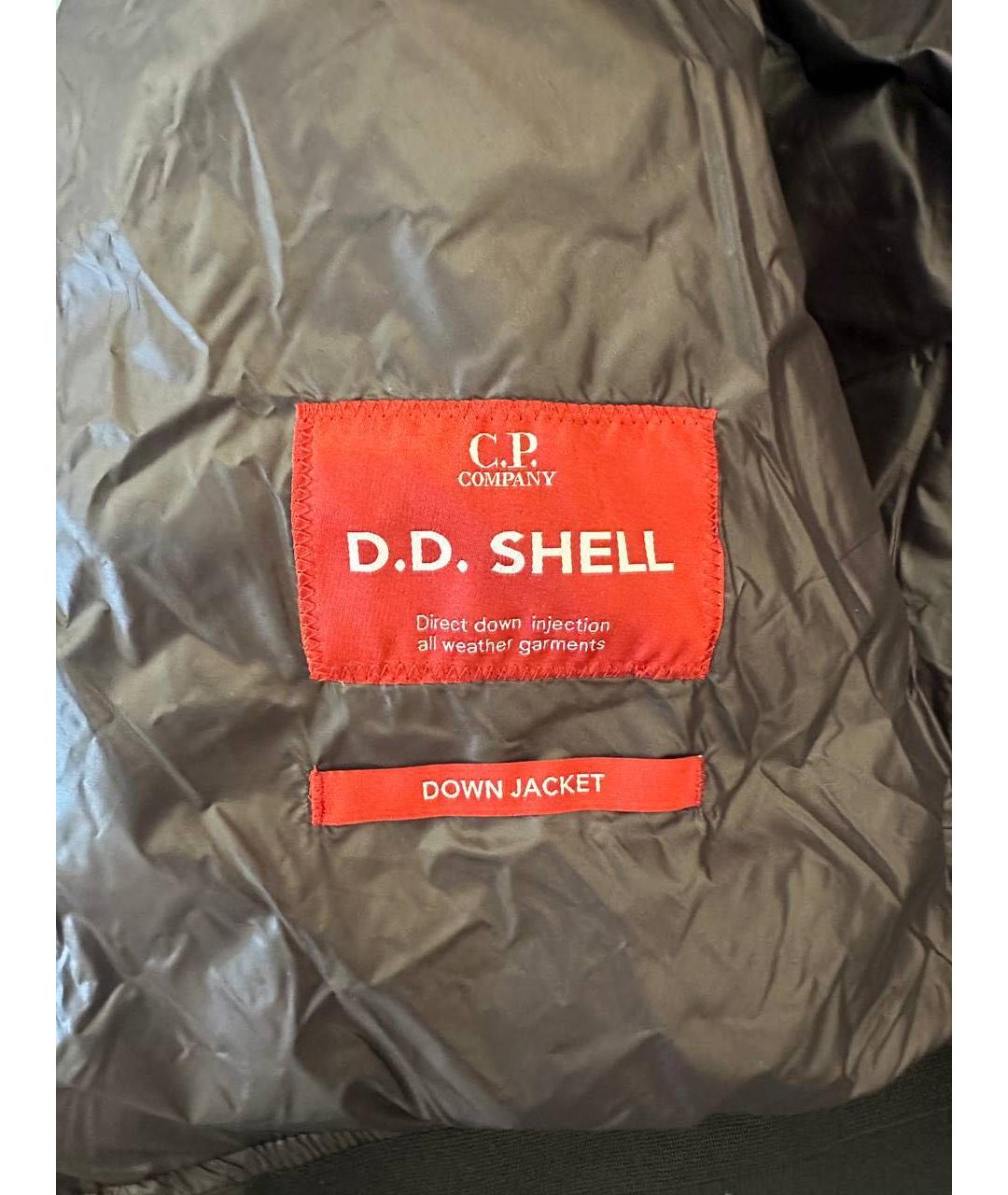 CP COMPANY Черный нейлоновый пуховик, фото 6