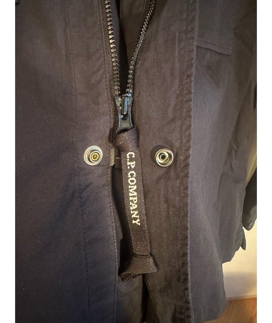 CP COMPANY Черная хлопковая куртка, фото 4