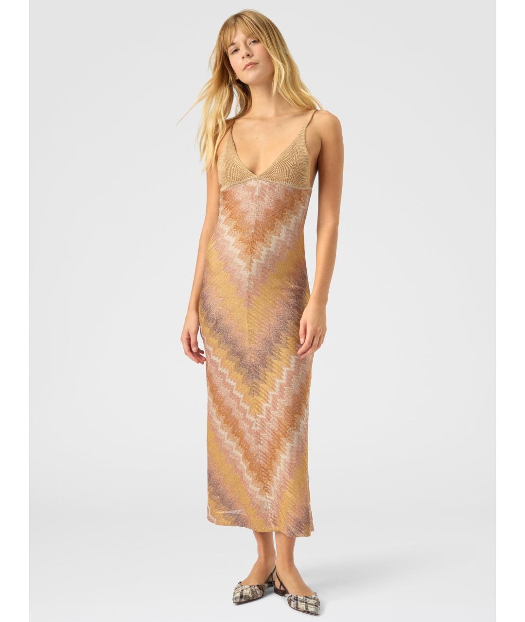 MISSONI Мульти вискозное коктейльное платье, фото 4