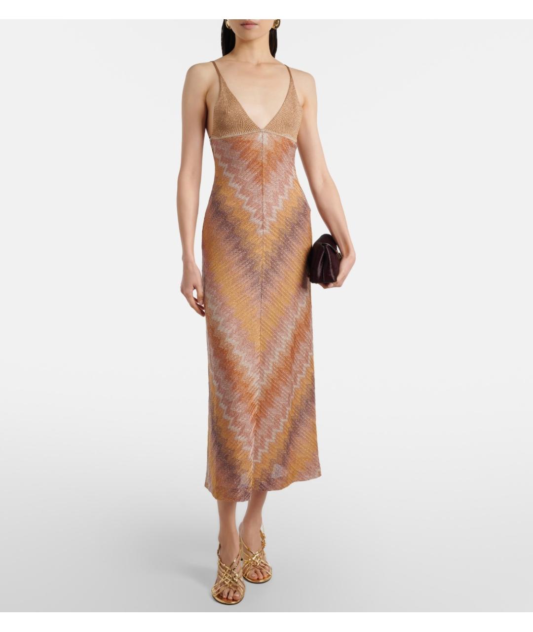 MISSONI Мульти вискозное коктейльное платье, фото 6