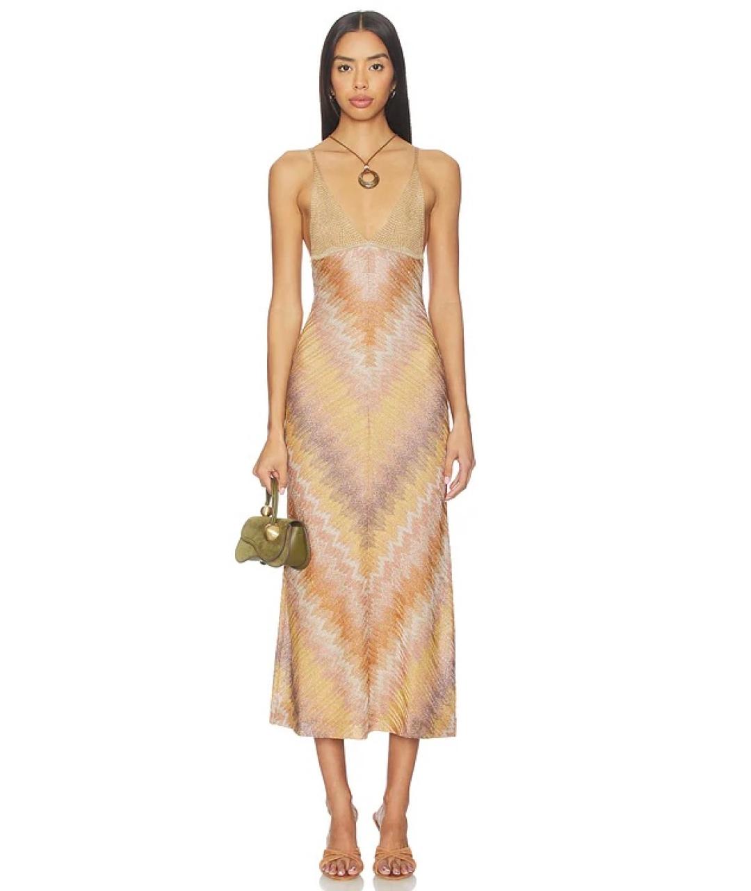 MISSONI Мульти вискозное коктейльное платье, фото 3
