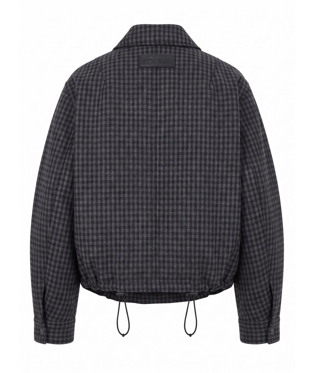 LOEWE Синяя шерстяная куртка, фото 2