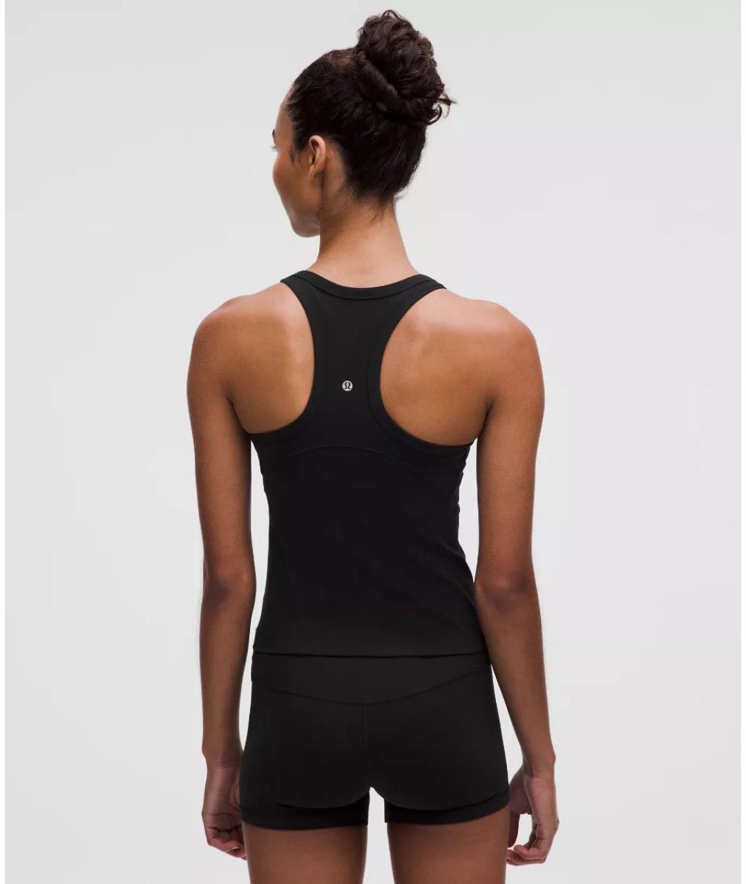 Lululemon Черная нейлоновая майка, фото 2