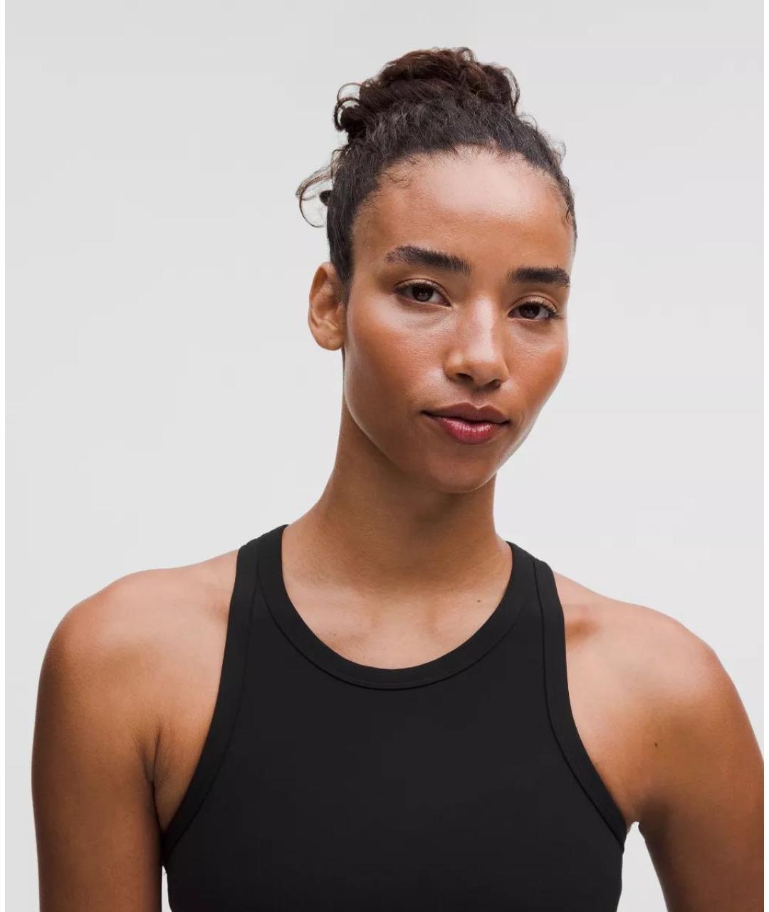 Lululemon Черная нейлоновая майка, фото 4