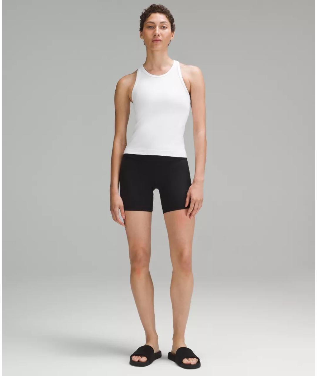 Lululemon Белая нейлоновая майка, фото 3