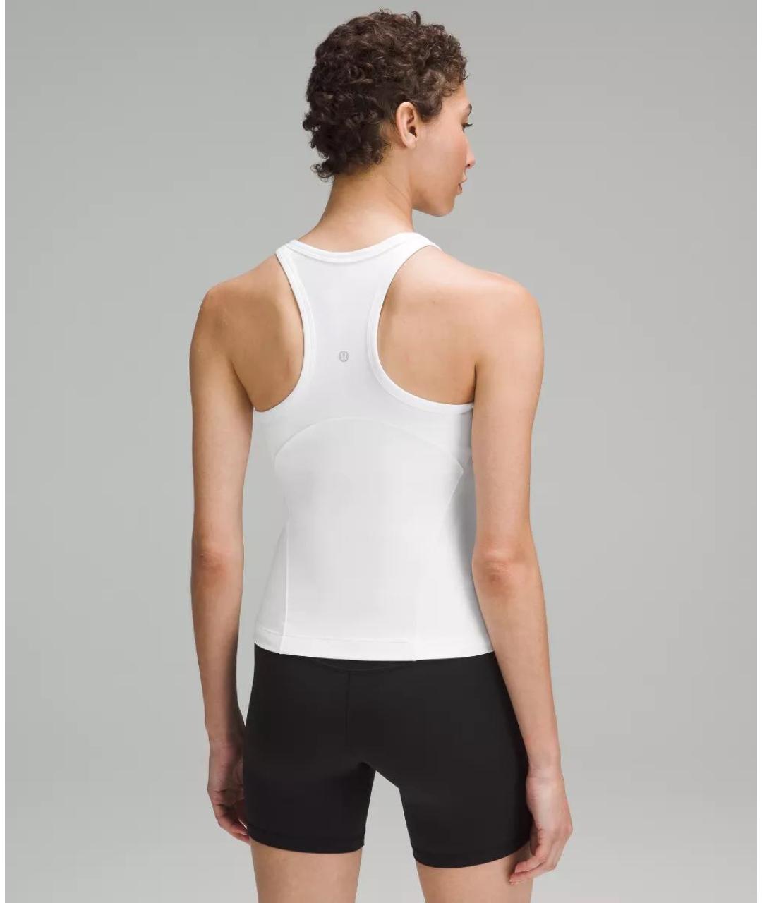 Lululemon Белая нейлоновая майка, фото 2