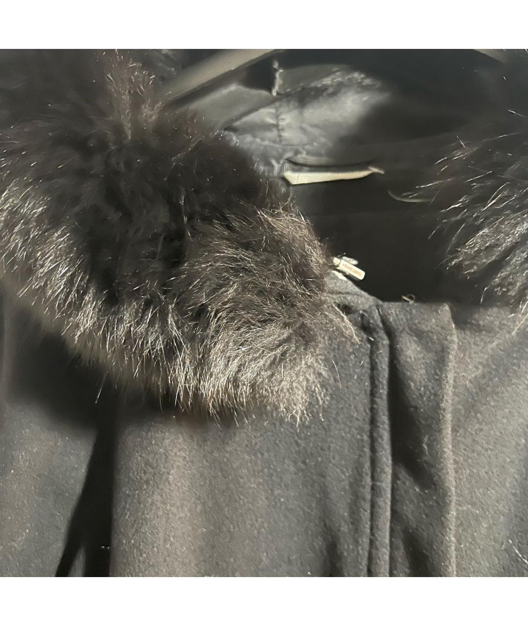 MAX MARA Черное шерстяное пальто, фото 3