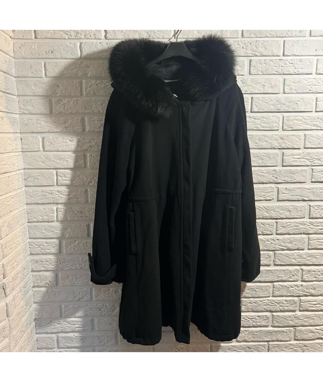 MAX MARA Черное шерстяное пальто, фото 8