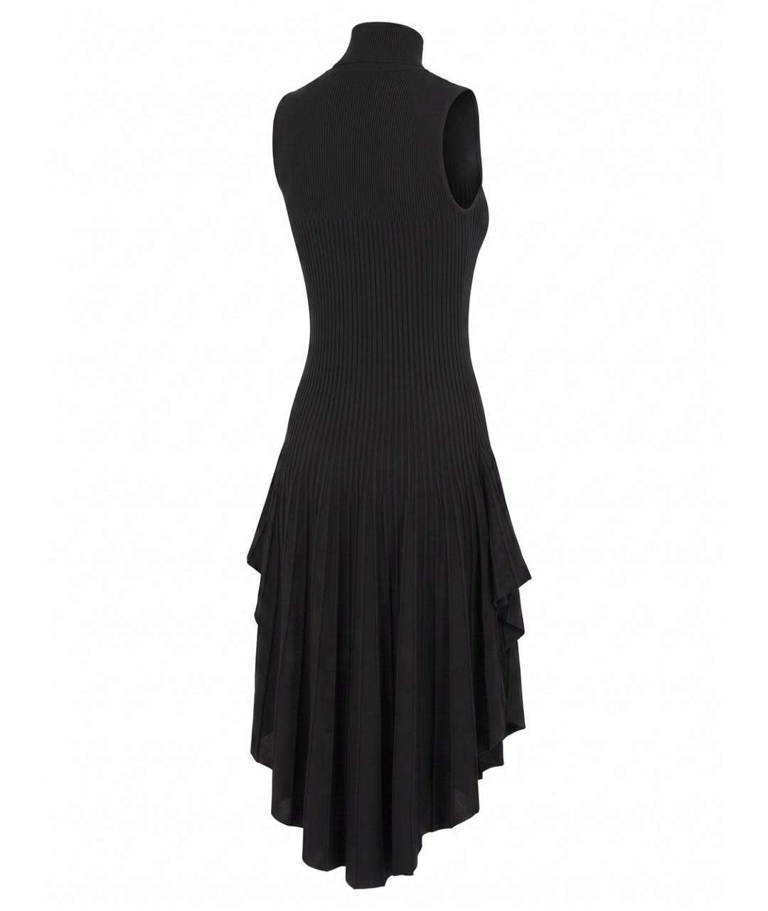 ALAIA Черное шерстяное повседневное платье, фото 4