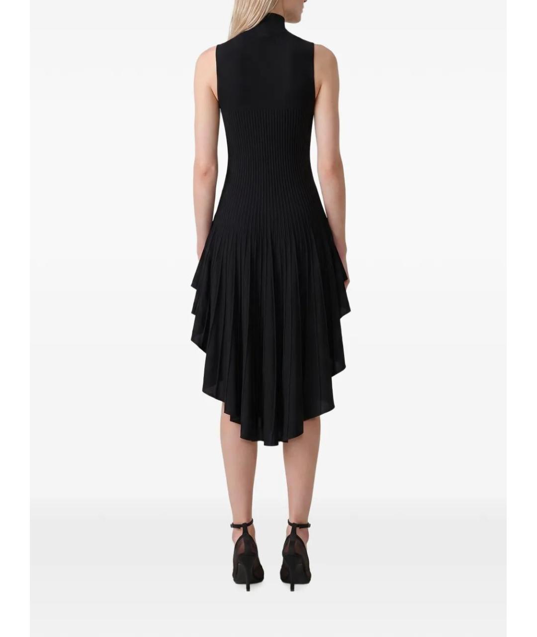 ALAIA Черное шерстяное повседневное платье, фото 2