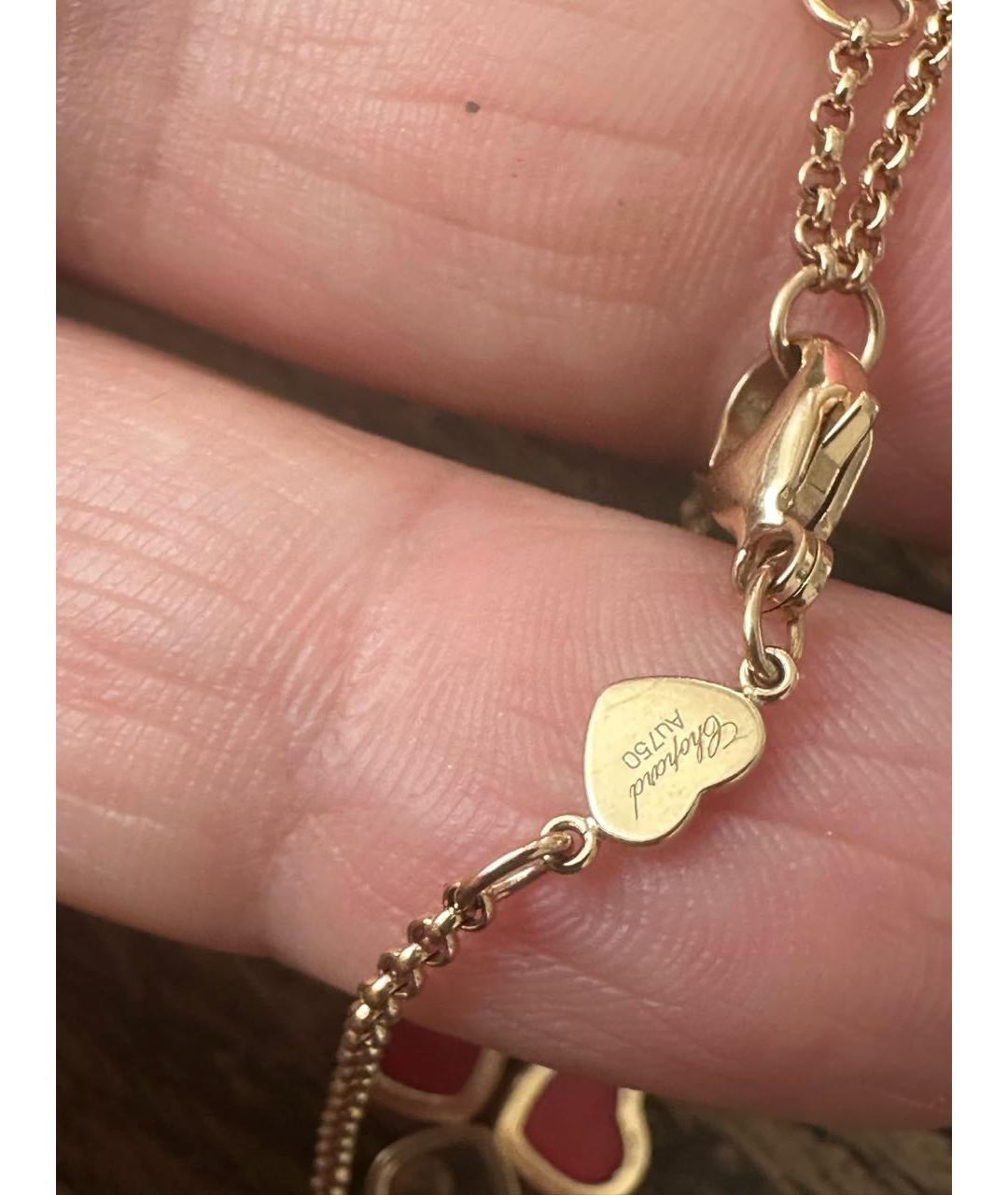 CHOPARD Красный браслет из розового золота, фото 3