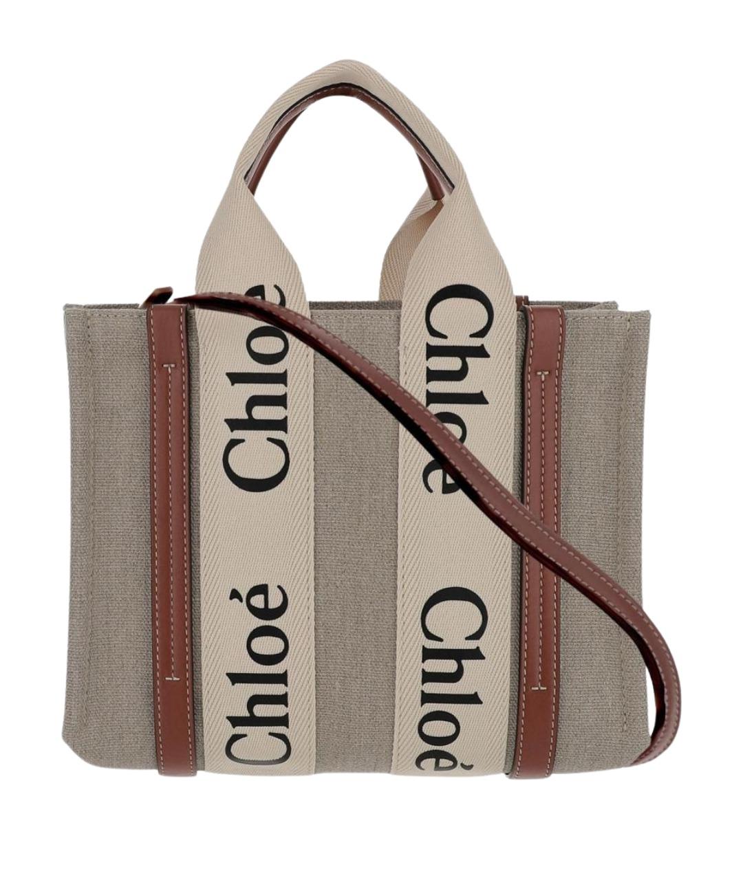 CHLOE Коричневая сумка тоут, фото 1